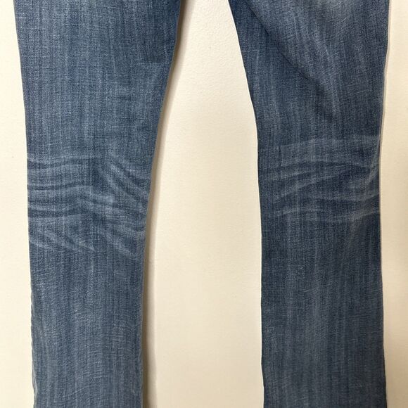 Miss Me Jeans Mid Rise Boot Embellished Pockets Southwest Distressed 27/34 - Picture 7 of 13